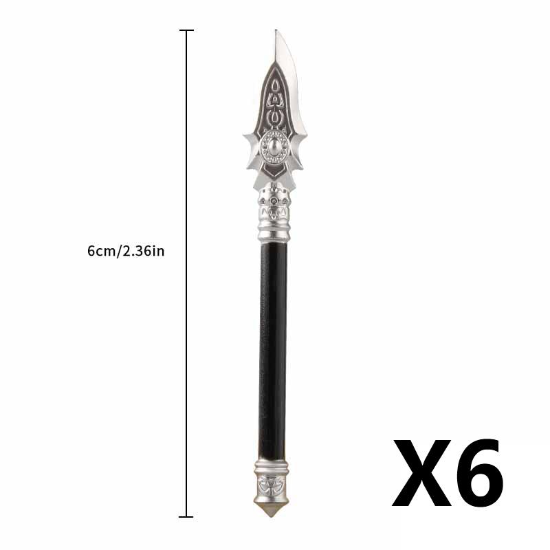 Medieval Figure Weapons Accessories Kits Building Blocks King Sword Lion King Shield Trident Battle Double-edged Axe Brick Toy