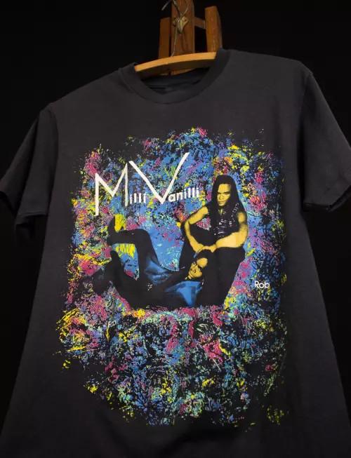 Milli Vanilli Band Live In Concert Unisex  Full Size S-5XL SS133 Unisex T-Shirt S