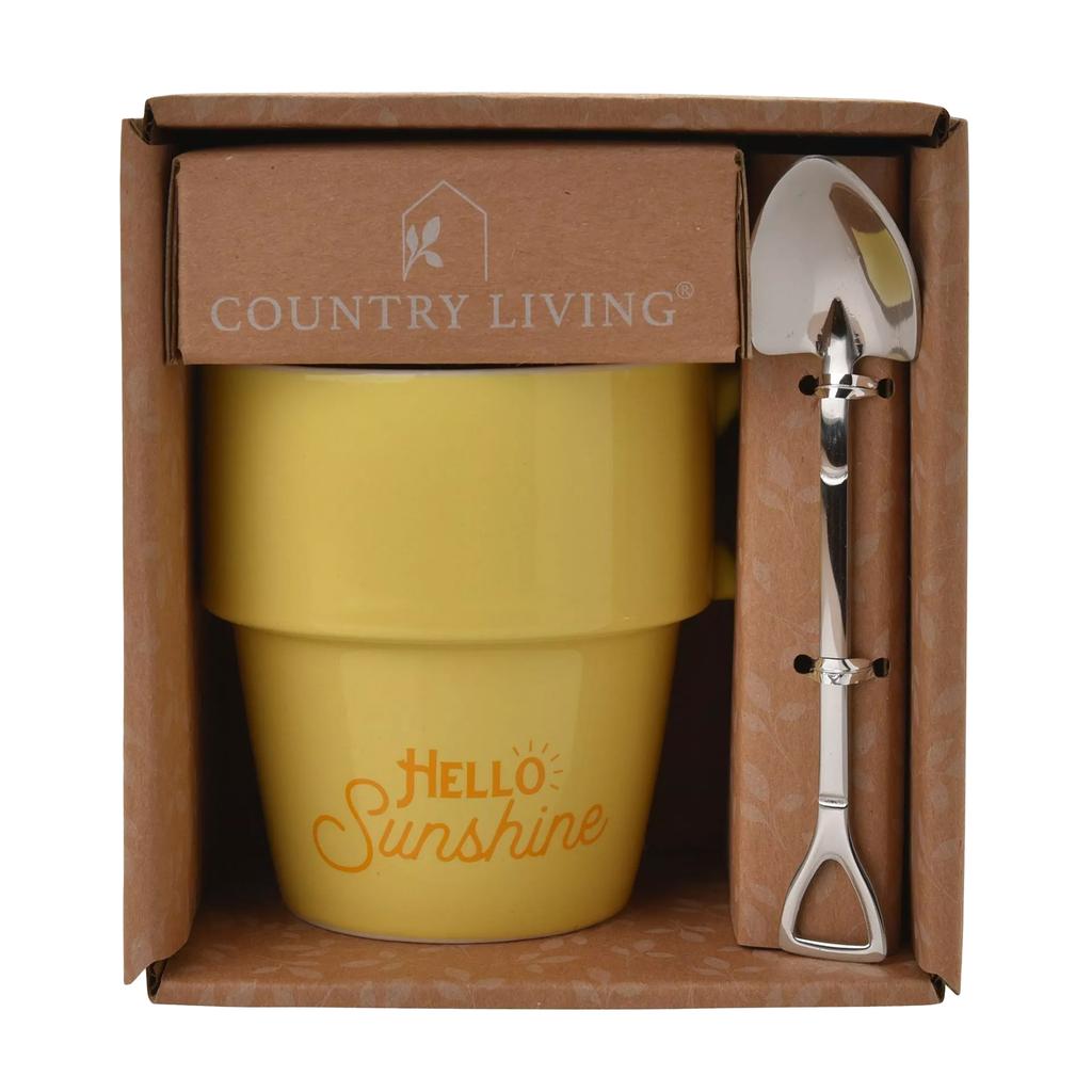Country Living Hello Sunshine Gardening Mug Set