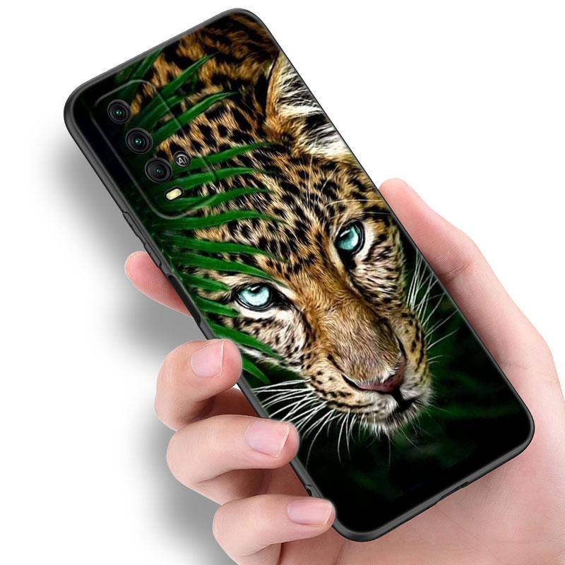 Animal Fox Wolf Flowers Phone Case For Xiaomi Redmi Note 5 6 9T K20 K40 K50 Pro 7A 8A 9A 9C 9i 10A 10C A1 S2 TPU Black Cover