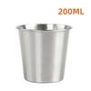 304 Stainless Steel Camping Mug 200/230/260ML Portable Reusable Outdoors Cup for Picnic Camping Travel Barbecue Beer Mugs