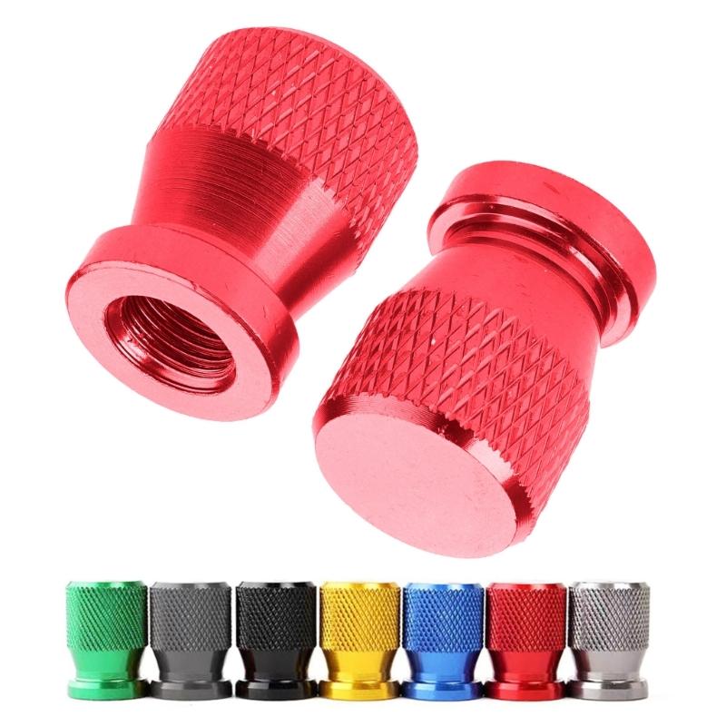 Dustproof Waterproof High Visibility Motorcycle Wheel Tire Valves Caps, Enhancing Safety Styles with Simple Installation