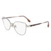 Victoria Beckham Metal GlaSSeS Women S  frameS  Gold