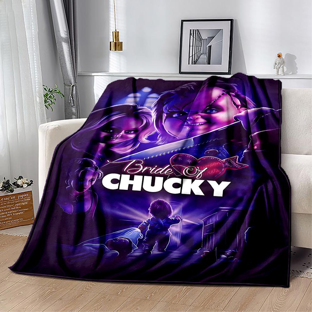 Chucky'S Bloody Knife Blanket Multi-purposeBlanket Cozy Suitable Couch Office Bed Picnics Unique Gift for Family Y70