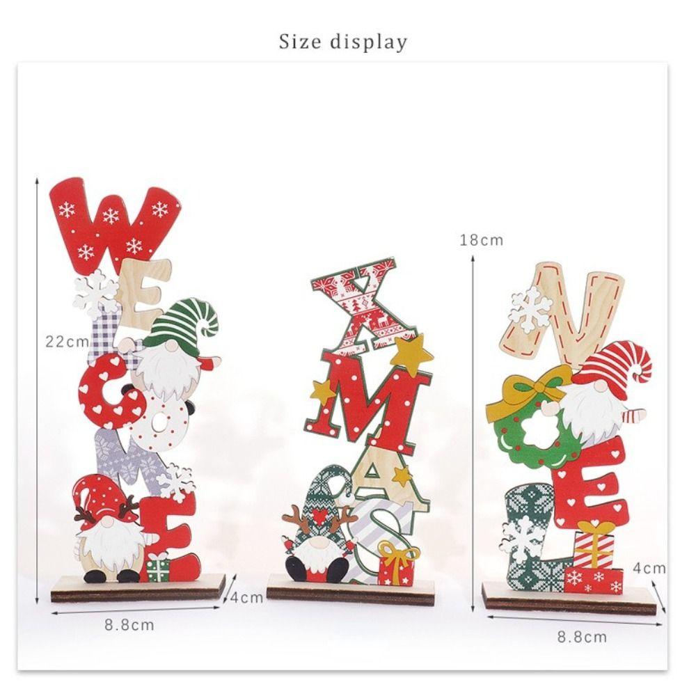 Home Handicrafts Bedroom Jigsaw Ornaments Kit Desktop Ornaments Christmas Decoration Children Toys
