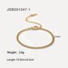 JDB201047-1: 18K Gold Plated Set - Miami Cuban Chain & Bracelet