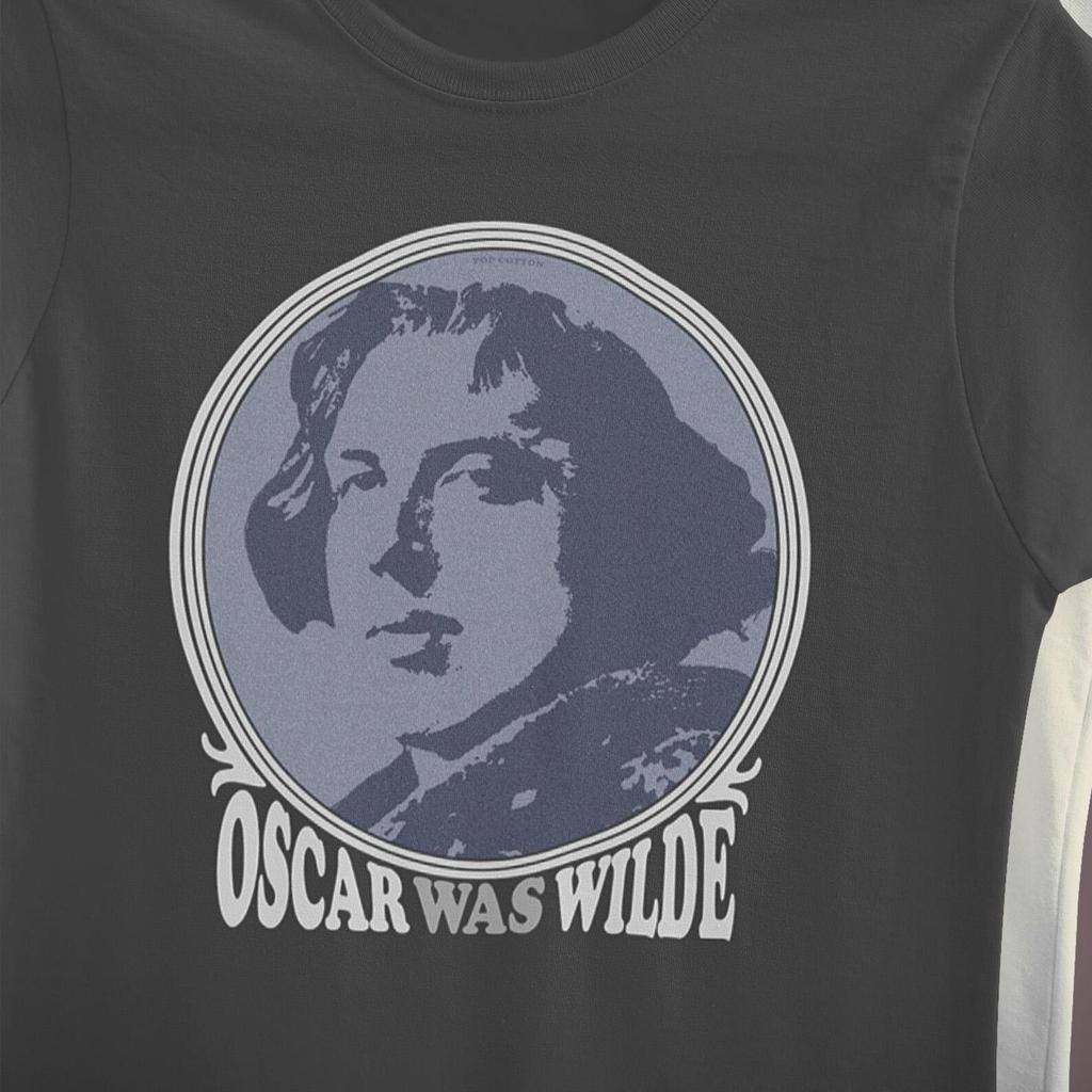60s Psychedelic Art Nouveau Oscar Was Wilde Pop Cotton Unisex Tee T-Shirt