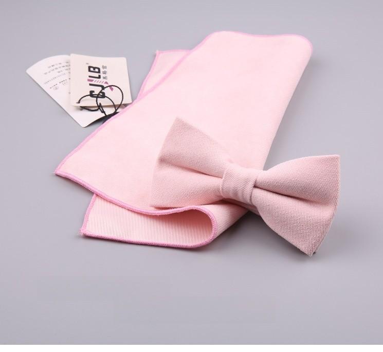 Cotton Bow Tie Set For Men Women Elegant Formal Accessories Gift For Adults