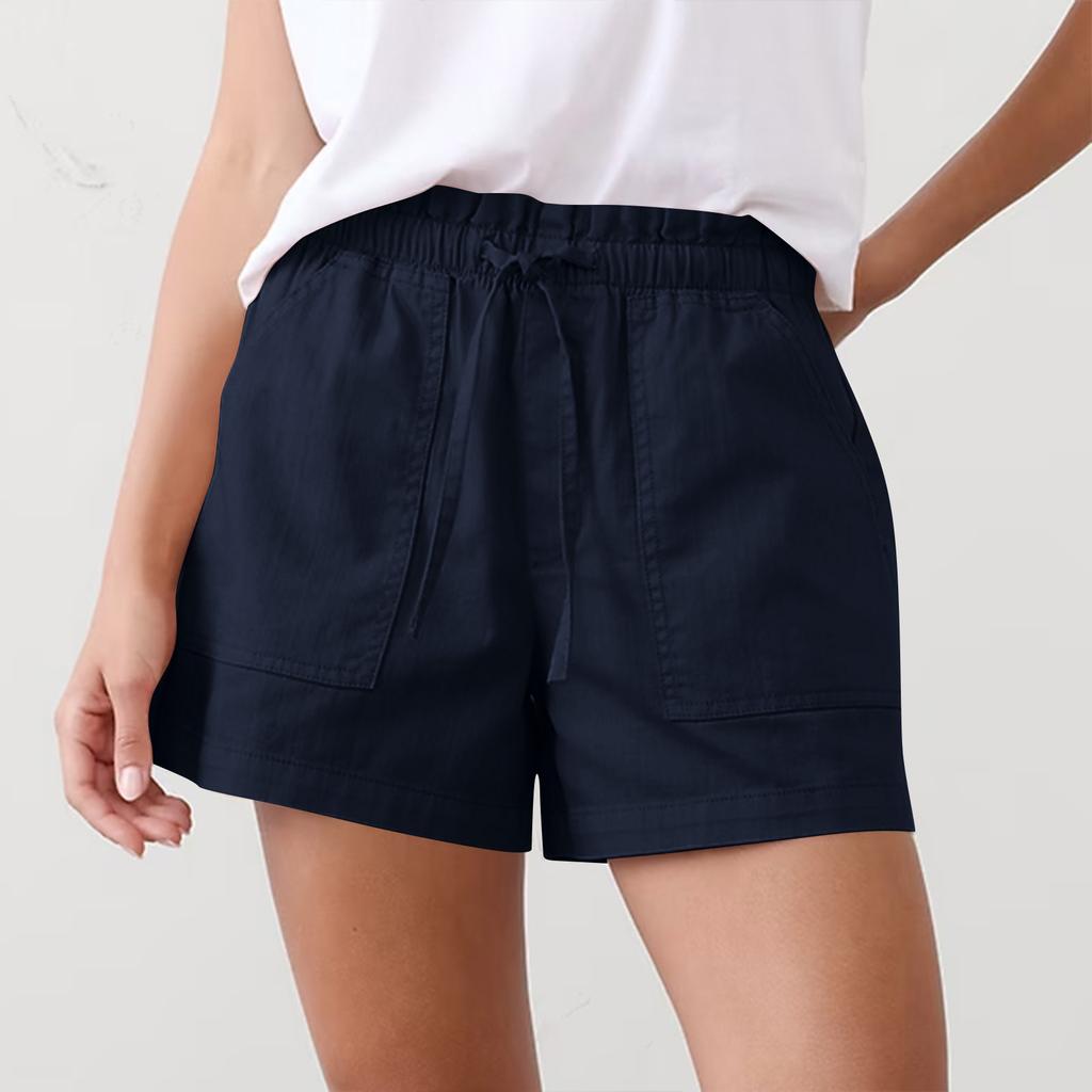 Damen-Shorts mit Taschen, Freizeit-Shorts