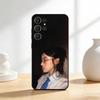 Schöne B-Billie Eilish Sängerin Handyhülle Für Samsung S26,S25,S24,S21,S22,S23,S30,Ultra,S20,FE,Lite,10,9,Schwarze Hülle