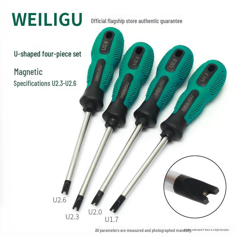 Versatile Screwdriver Set: U-Shape, Triangular, Y-Shape, Cross,  Three-Point