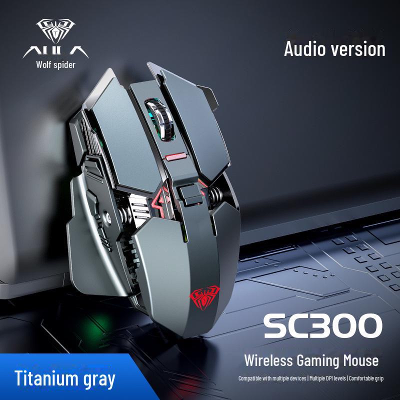 AULA Wolf Spider SC300 Wireless Gaming Mouse with Mechanical Features
