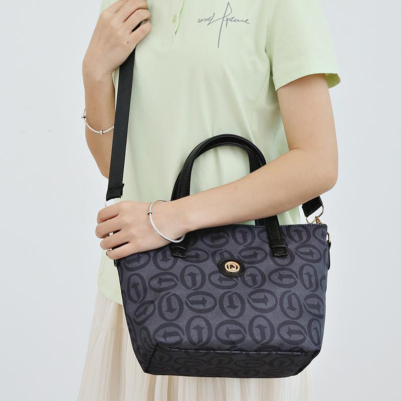 Commuter Retro Large Capacity Tote Bag Print Women's Crossbody Handbag
