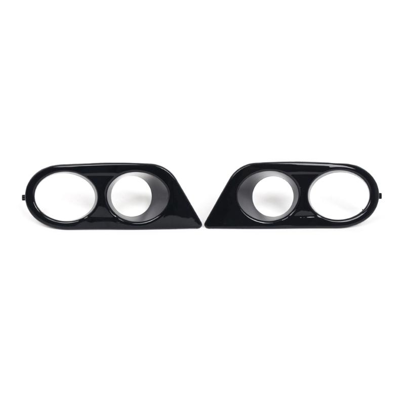 

Pair Car Front Bumper Fog Light Lens Cover 51112695255 Replacement Fog Lamp Lens Trim Cover for E46 2 Door 2001-2006 1