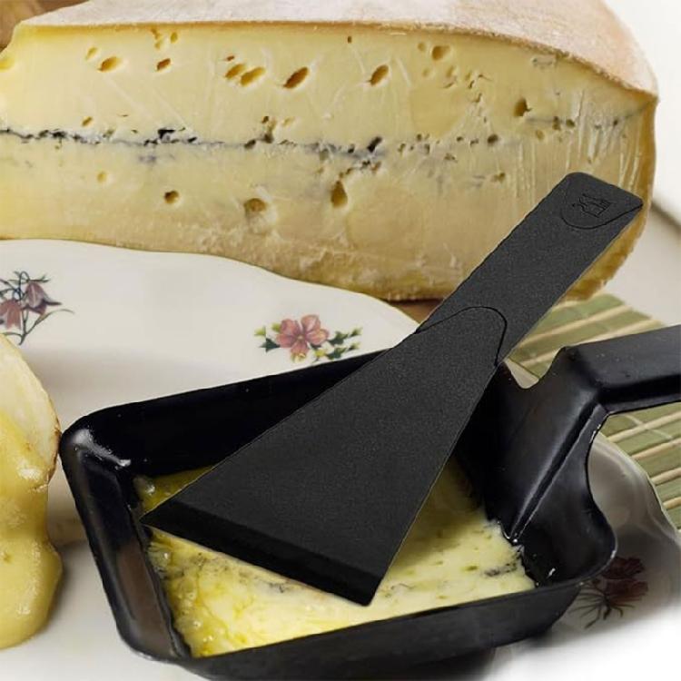 8 Pezzi Antiaderenti Strumento per Formaggio da Cucina Raschietti per Raclette per Pulizia Facile e Maneggio Senza Sforzo del Cibo