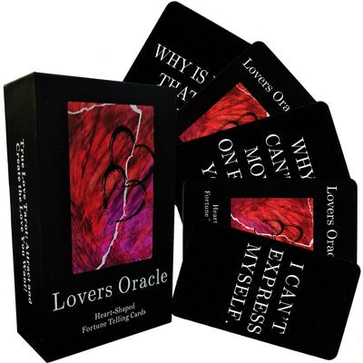 12x7cm Karty Oracle dla Zakochanych Karty Tarota Talia Bliźniaczych Płomieni Gry Planszowe