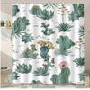Painted Blue Heron Washable Dirt-Resistant Shower Curtain Shower Head Waterproof Polyester Bath Curtain For Home Decor
