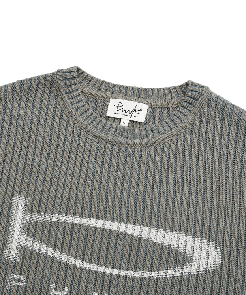 PHYSICAL DEPARTMENT P-Active Two-Tone Lip Knit Greige