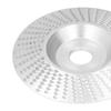 Grinding Shaping Disc Tungsten Carbide 100mm OD 16mm Hole Dia for Angle Grinder Woodworking