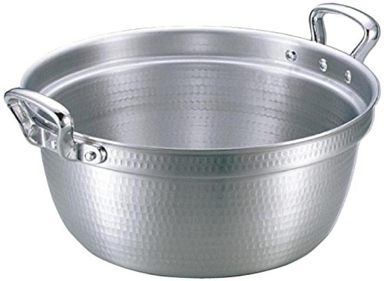 Akao Aluminum DON Hammered Round Aluminum Aluminum AEV02042 Pot, 42cm, Alloy, Die-Cast Handle, Japan,