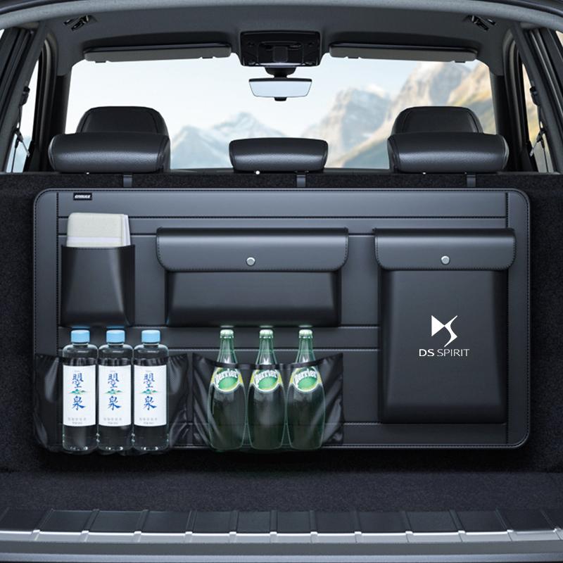 For DS SUV DS6 DS7 Car Trunk Storage Bag Multifunctional Rear Seat Hanging Bag Car Trunk Storage Box Auto Interior Accessory