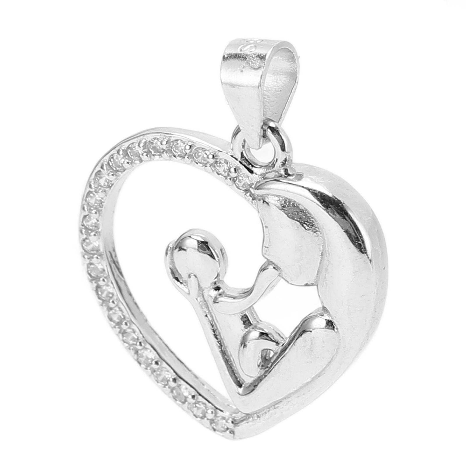 

Подвеска из серебра 925 пробы Дева Мария Дева Мария Мать и Дитя Вместе Ретро Стиль Ожерелье Virgencita