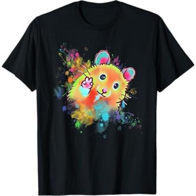 Funny Hamster T for Boys, Girls, Men, Women & Kids Hamster T-Shirt DAT Mens Womens Tank Top Sweatshirt Hoodie Black