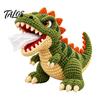 Milk Cotton Yarn Craft Animal Crochet Tissue Box Cover DIY Kit, Highland Cow Holder Making Cute Easy Patterns for Beginners Pumpkin Turkey Frog