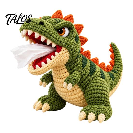 Milk Cotton Yarn Craft Animal Crochet Tissue Box Cover DIY Kit, Highland Cow Holder Making Cute Easy Patterns for Beginners Pumpkin Turkey Frog