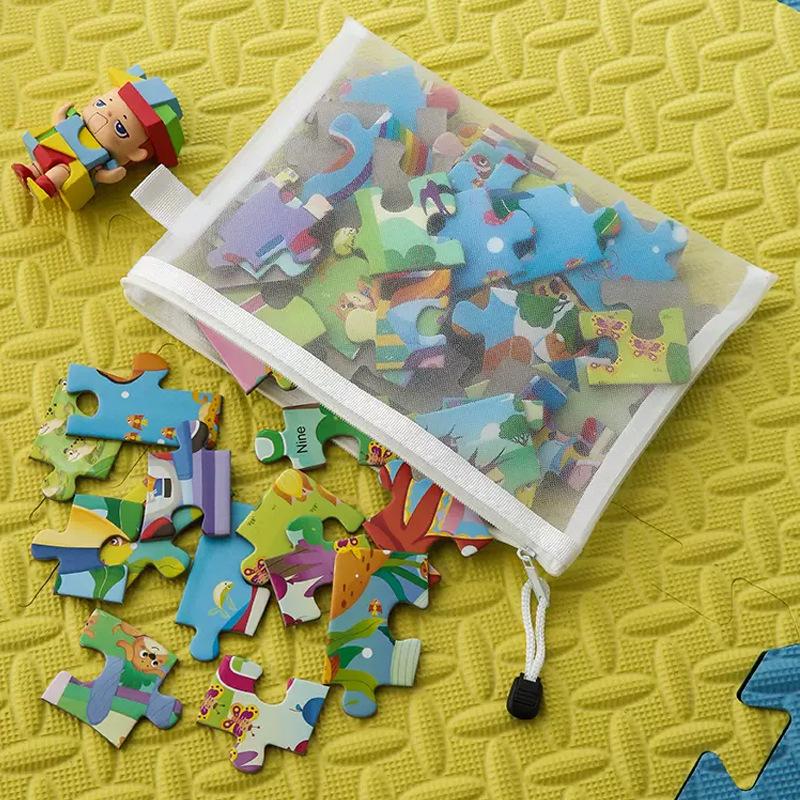 Transparent Lego Organizer Bag for Kids' Building Blocks