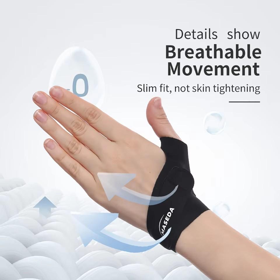 Durable And Safe Ultra Thin Compression Thumb Wrist Strap Tendonitis Tendonitis Carpal Tunnel Arthritis Sports Basketball Volleyball Brace
