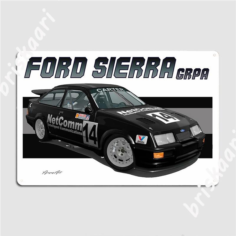 Gra Sierra Rs Cosworth Poster Metal Plaque Wall Decor Wall Pub Classic Wall Tin Sign Poster