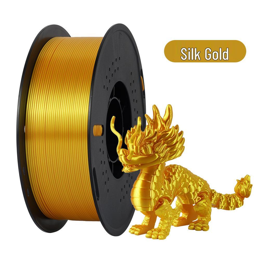 Filamento para Impressão 3D PLA Bicolor Ornamento de Dragão, 1KG - Acabamento Seda