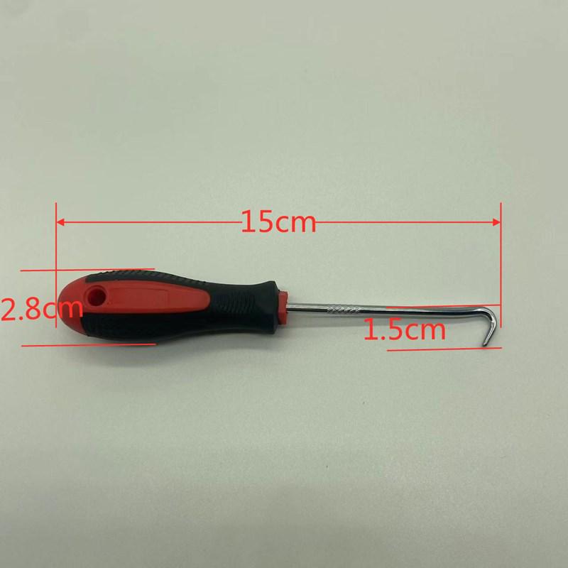 Red Portable Feather Tennis Badminton Racket Stringing Tool - Hook & Bent 