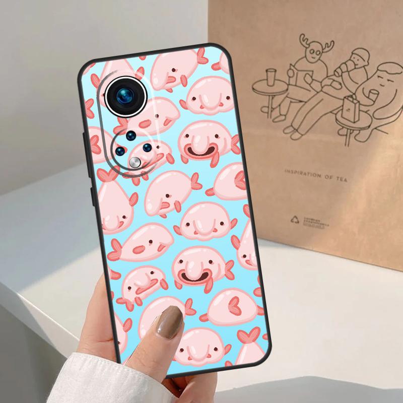 Blobfish For Honor Magic 8 7 6 5 Pro Case For Honor X9d X9c X9b X9a X8c X8b Win 200 400 50 70 90 Lite