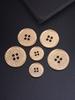 10Pcs/Set Classic Round Flatback Buttons Jewelry Diy Hand Sewing 4 Holes Metal Buttons Apparel Accessories All Match