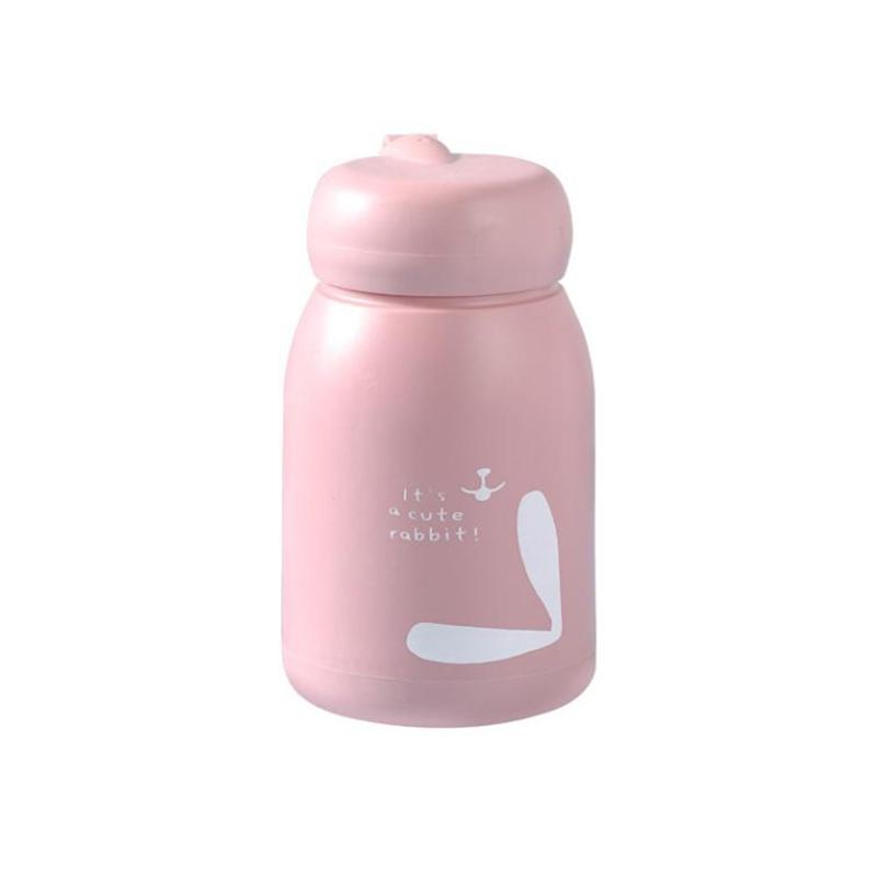 Mini 320ml Cute Thermos Bottle Portable Thermal Mug Glass Insulation Cup Vacuum Flasks Water Bottles For Girls Kid