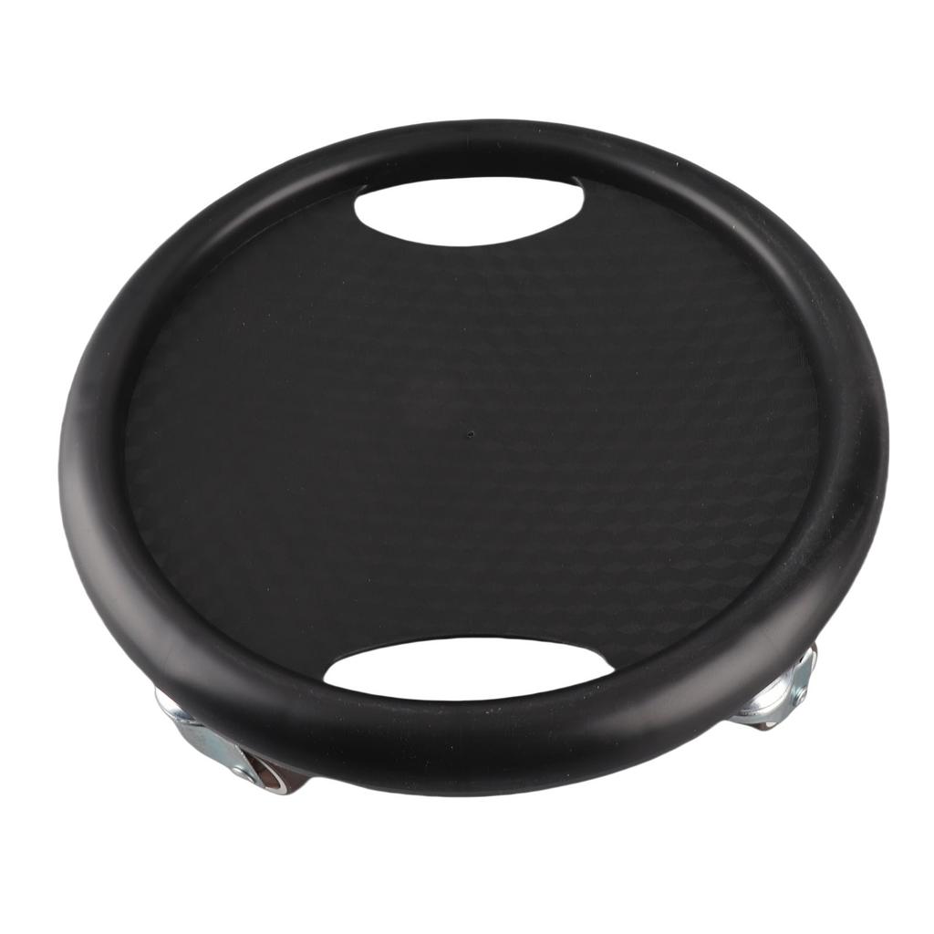 Core Slider Ab Workout Sliding Disc Abdominal Training Tool with 4 Rollers for Home Gym Black