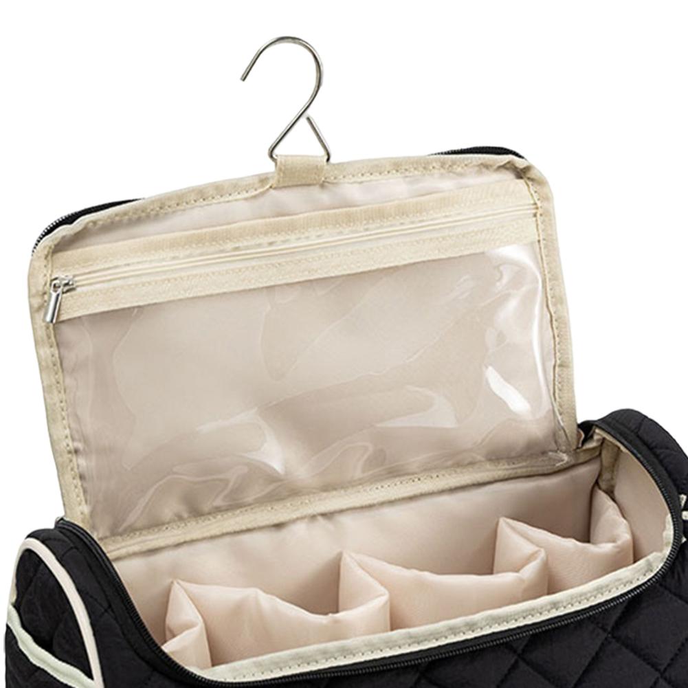 Floral Printed Cosmetic Bag Wide Opening Travel Makeup Case Toiletry Organizer Bag for Women Girls Daily Use