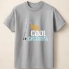 Reel Cool Grampa Outdoor Fisherman Graphic Playful Grandpa Gift T Shirt Unisex T-Shirt