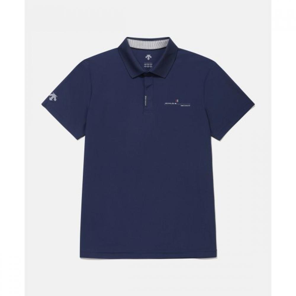 

Футболка-поло DescenTe Gbr Sco Graphic, темно-синяя NAV0NAVY/100