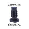 Tappi per Tubo dell'Acqua 10 Pezzi Tappi Terminali Resistenti per Irrigazione a Goccia Accessori Tappo Stop per Tubo Acqua 8mm per Prati Cortili Giardini