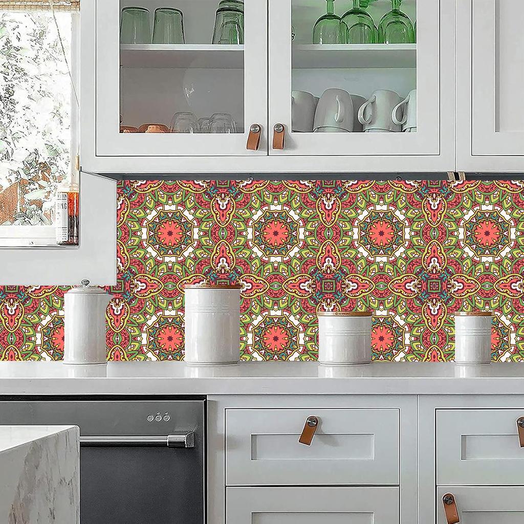 Waterproof Wall Stickers Posters Self-Adhesive Waterproof Wall Stickers Home Living Room Walls Kitchen Decoration Stickers