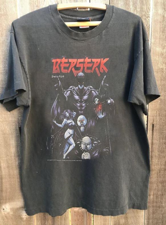 Berserk God Hand Anime Graphic Charcoal Short Sleeve Unisex Shirt KH16549 Unisex T-Shirt XXL