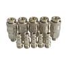 5Pcs EU Type Pneumatic Quick Fitting Connector Set PM20 SM20 G1/4 BSP Male Thread for Air Compressor Hose Connector Kit