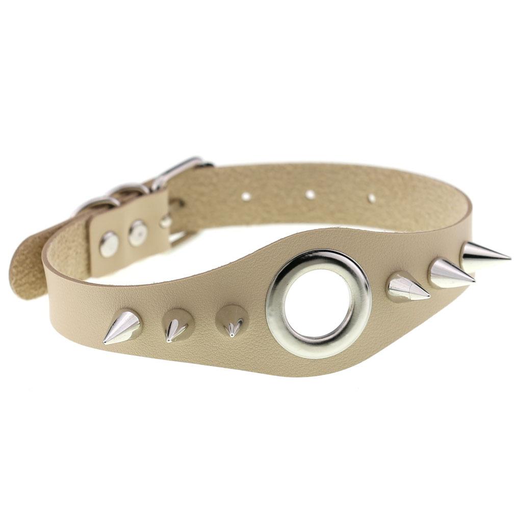 Black Spiky Choker Collar For Girls  Emo  Punk Goth Necklace Neck Strap Cosplay Chocker Gothic Accessories