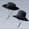 New Folding Men's Wide Brim Sun Hat Waterproof UV Protection Fisherman Hat Bucket Hat for Fishing Hiking Climbing Summer Outdoor