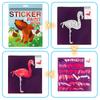 Libro de Pintura con Pegatinas de Animales para Niños Rompecabezas Diy Hecho a Mano Juguete de Pegatinas Oceánicas Libro de Juguetes de Unicornio de Dibujos Animados Regalo