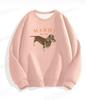 Korean Dachshund Print Sweatshirt 2024: Unisex Round Neck 320g Cotton, Kim Go-eun Inspired
