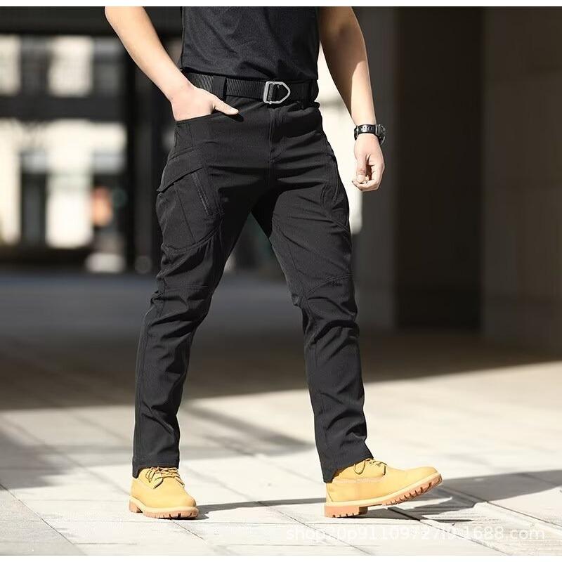 Camouflage Overalls Men's Retro Loose Street Loose Straight Tactical Spring and Autumn Casual Trousers